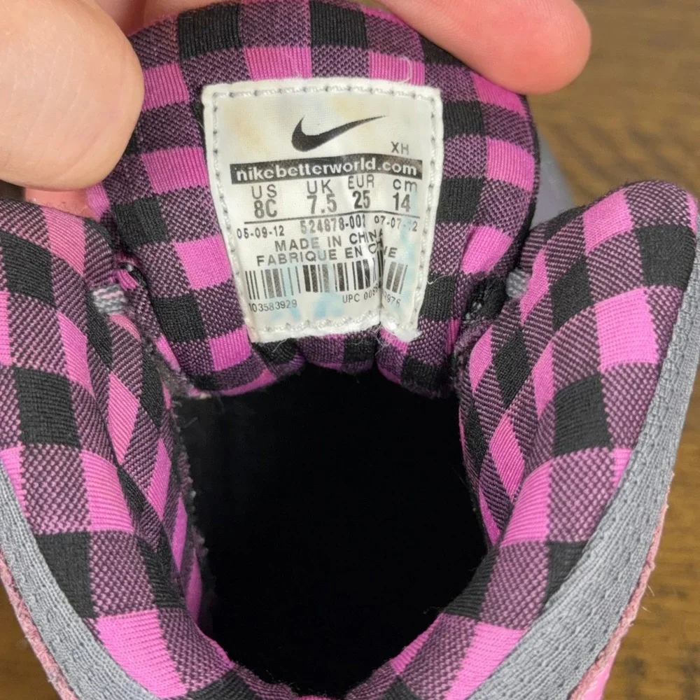 Nike ACG Boots Kids 8C Pink Woodside 2 High Duck Boots Winter Snow Outdoor